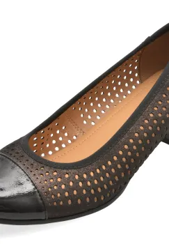 Pantofi EPICA negri, H362903, din piele naturala imagine