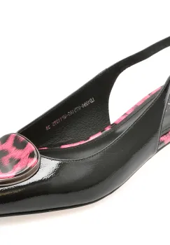 Pantofi EPICA negri, LD1094, din piele naturala lacuita imagine