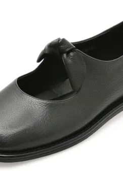 Pantofi EPICA negri, N731, din piele naturala imagine