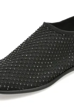 Pantofi EPICA negri, W475, din material textil imagine