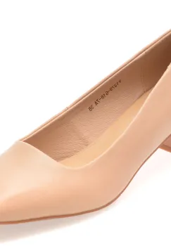 Pantofi EPICA nude, 1379G18, din piele naturala imagine