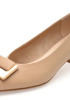 Pantofi EPICA nude, E300, din piele naturala imagine