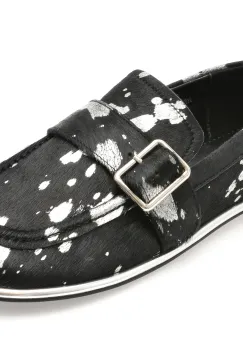Pantofi EPICA PREMIUM negri, HF1256, din piele naturala imagine