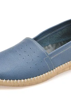 Pantofi EVIDA albastri, EV2946, din piele naturala imagine
