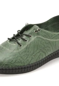 Pantofi EVIDA kaki, EV2773, din piele naturala imagine