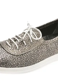 Pantofi EVIDA negri, EV2746, din piele naturala imagine