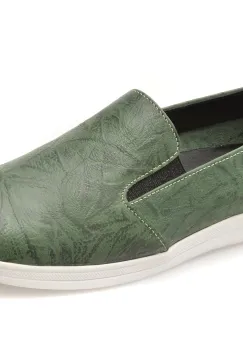 Pantofi EVIDA verzi, EV2812, din piele naturala imagine