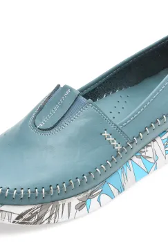 Pantofi FLAVIA PASSINI albastri, 712, din piele naturala imagine