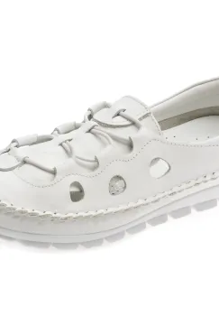 Pantofi FLAVIA PASSINI albi, 115, din piele naturala imagine
