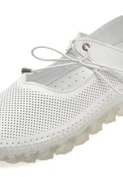 Pantofi FLAVIA PASSINI albi, 15101, din piele naturala imagine