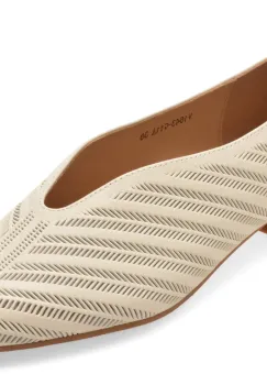 Pantofi FLAVIA PASSINI albi, 1643G11, din piele naturala imagine