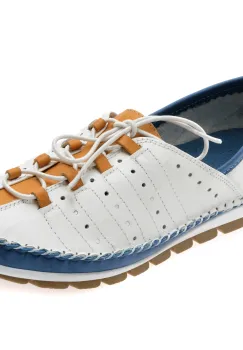 Pantofi FLAVIA PASSINI albi, 2001, din piele naturala imagine