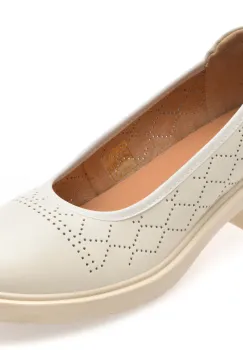 Pantofi FLAVIA PASSINI albi, 215131, din piele naturala imagine