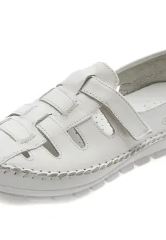 Pantofi FLAVIA PASSINI albi, 2334, din piele naturala imagine