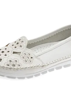 Pantofi FLAVIA PASSINI albi, 2336, din piele naturala imagine