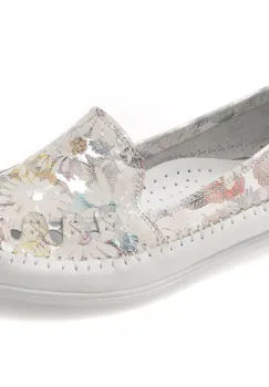 Pantofi FLAVIA PASSINI albi, 429, din piele naturala imagine