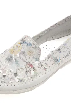 Pantofi FLAVIA PASSINI albi, 429, din piele naturala imagine