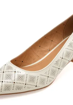 Pantofi FLAVIA PASSINI albi, 4C115, din piele naturala lacuita imagine