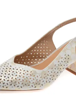 Pantofi FLAVIA PASSINI albi, 5270, din piele naturala imagine