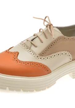 Pantofi FLAVIA PASSINI albi, 7539, din piele naturala imagine