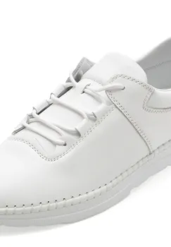 Pantofi FLAVIA PASSINI albi, SN105, din piele naturala imagine