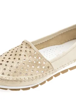 Pantofi FLAVIA PASSINI aurii, 128, din piele naturala imagine