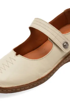 Pantofi FLAVIA PASSINI bej, 103402, din piele naturala imagine