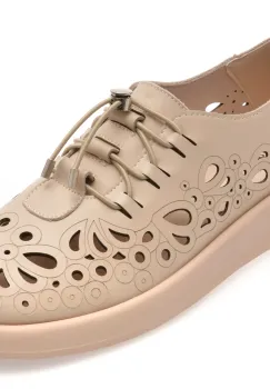 Pantofi FLAVIA PASSINI bej, 1239H18, din piele naturala imagine