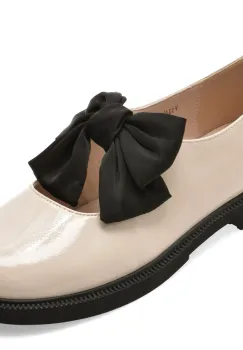 Pantofi FLAVIA PASSINI bej, 1349H12, din piele naturala lacuita imagine