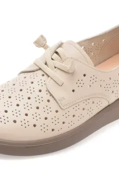 Pantofi FLAVIA PASSINI bej, 2615, din piele naturala imagine