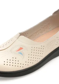 Pantofi FLAVIA PASSINI bej, 2830, din piele naturala imagine