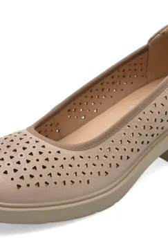 Pantofi FLAVIA PASSINI bej, 35611, din piele naturala imagine