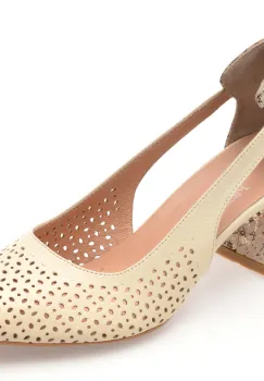 Pantofi FLAVIA PASSINI bej, 4411614, din piele naturala imagine