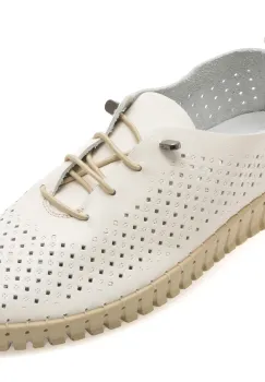 Pantofi FLAVIA PASSINI bej, SN1071, din piele naturala imagine