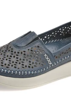 Pantofi FLAVIA PASSINI bleumarin, 2712L, din piele naturala imagine