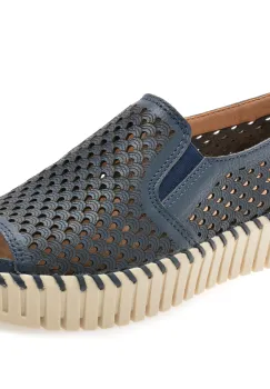 Pantofi FLAVIA PASSINI bleumarin, 368101, din piele naturala imagine