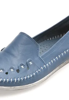 Pantofi FLAVIA PASSINI bleumarin, 429, din piele naturala imagine