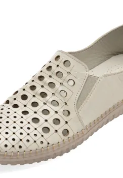 Pantofi FLAVIA PASSINI gri, YK06143, din piele naturala imagine