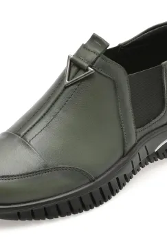 Pantofi FLAVIA PASSINI kaki, EV2888, din piele naturala imagine