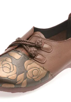 Pantofi FLAVIA PASSINI maro, 5517, din piele naturala imagine