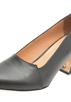 Pantofi FLAVIA PASSINI negri, 12724, din piele naturala imagine