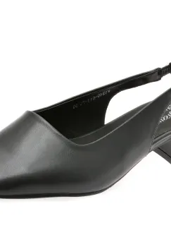 Pantofi FLAVIA PASSINI negri, 1346G11, din piele naturala imagine