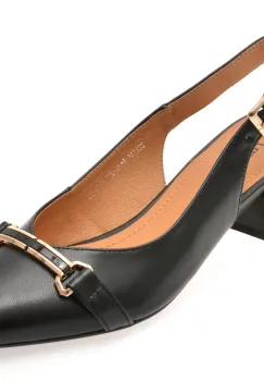 Pantofi FLAVIA PASSINI negri, 21A114, din piele naturala imagine