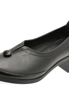 Pantofi FLAVIA PASSINI negri, 2201750, din piele naturala imagine
