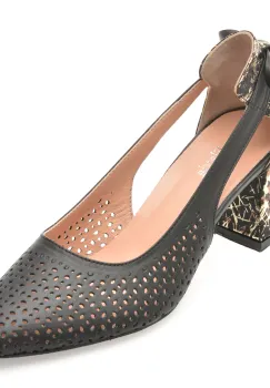 Pantofi FLAVIA PASSINI negri, 4411614, din piele naturala imagine