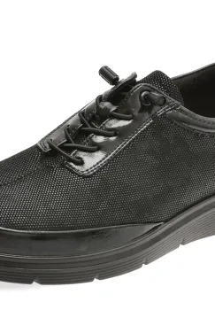 Pantofi FLAVIA PASSINI negri, 5224, din piele intoarsa imagine