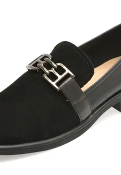Pantofi FLAVIA PASSINI negri, 55519, din piele intoarsa imagine