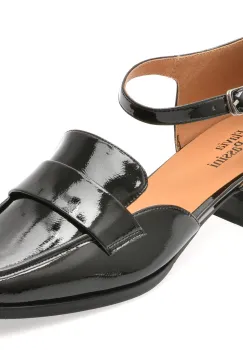 Pantofi FLAVIA PASSINI negri, NA118, din piele naturala lacuita imagine