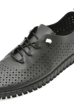 Pantofi FLAVIA PASSINI negri, SN1071, din piele naturala imagine