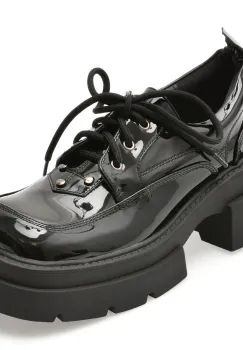 Pantofi FLAVIA PASSINI negri, TH180, din piele naturala lacuita imagine